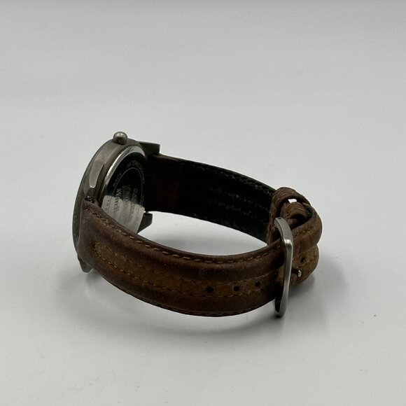 Swiss Army Wenger Marlboro Watch Men Black Dial 37MM Swiss New Battery 8.5" - Picture 8 of 14